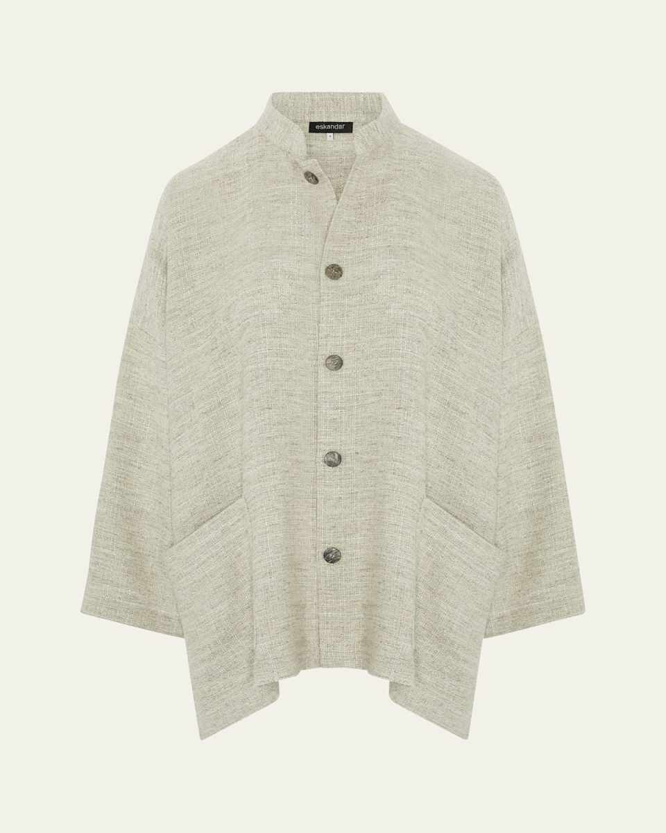 Wide Mandarin Jacket (Long Length)